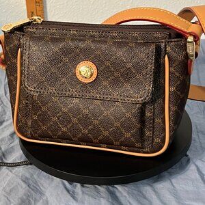 NWOT Rioni Moda Italia Signature Leather Crossbody Purse w COA